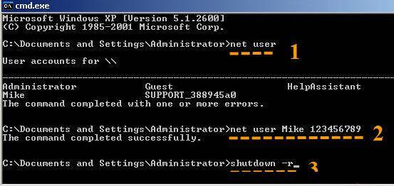 reset windows 7 admin password safe mode