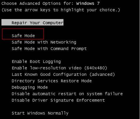 how to reset windows password in safe mode