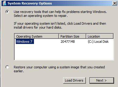 reset windows 7 password with system restore