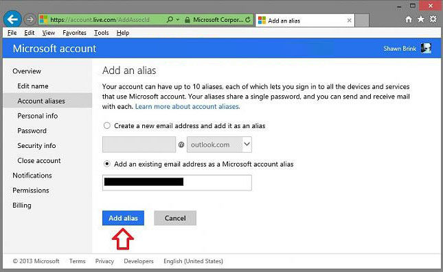 windows alias for systemname windows alias for systemname