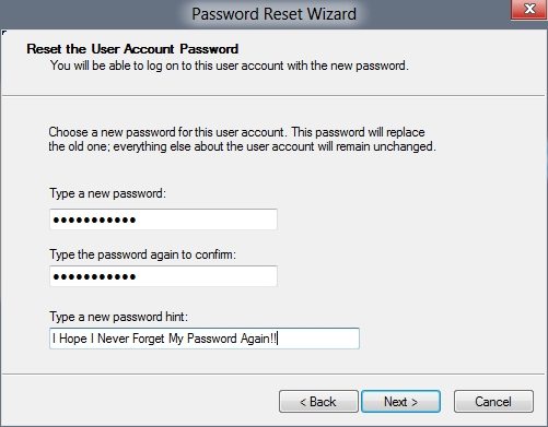 reset dell xps notebook password