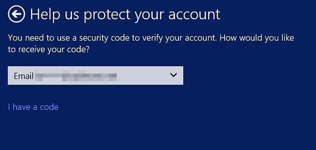 how to recover microsoft account in windows 8.1