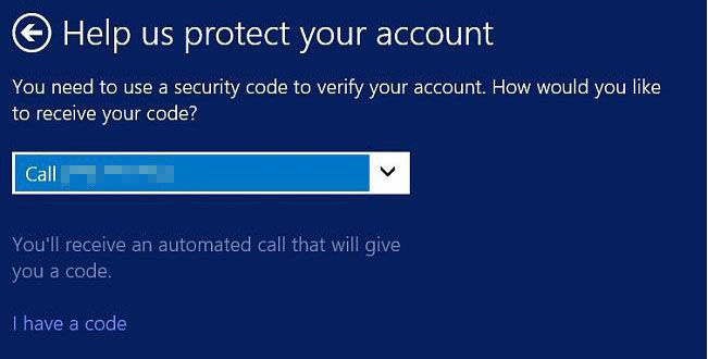 verify Microsoft account security info