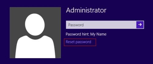 recover windows 8 admin password