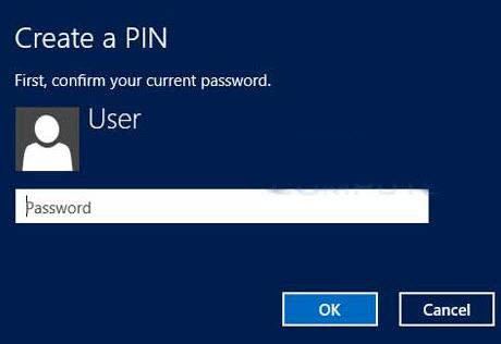 set up pin logon in windows 8 on pc