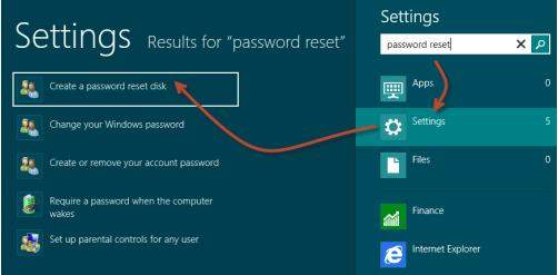 windows 8 password reset usb boot