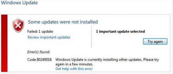 windows update errors