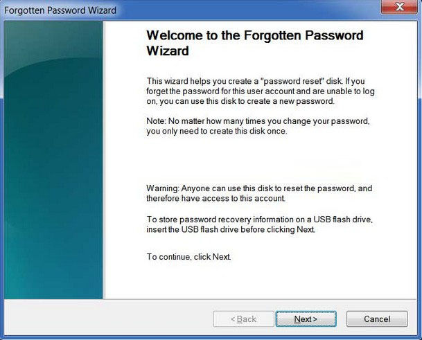 create windows 8.1 password reset disk