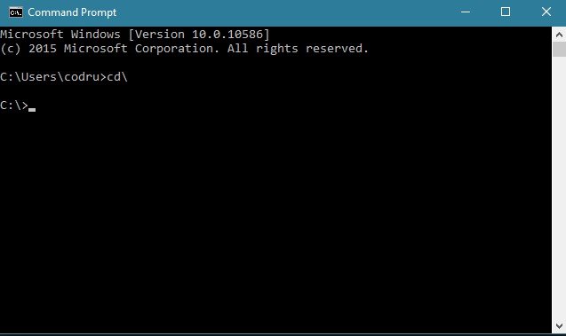 command prompt