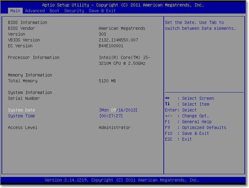 enter asus bios