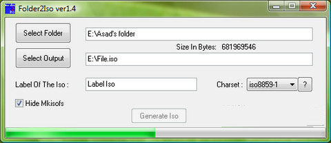 how to create iso files from folders