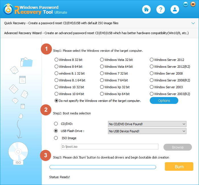 create windows 7 recovery usb from cd