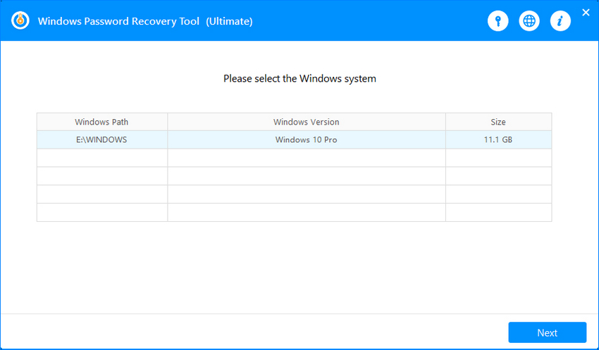 windows password recovery tool